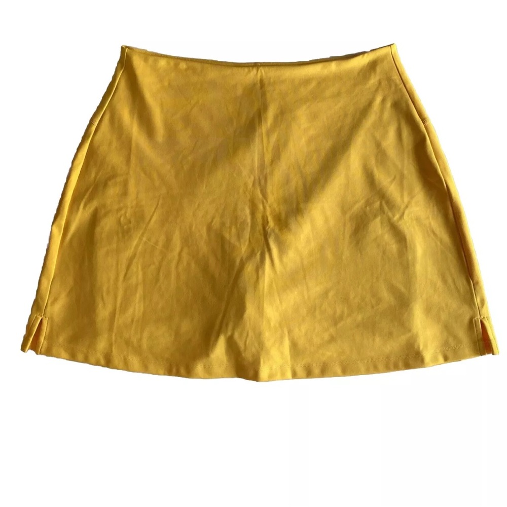 Girlfriend Collective Sport Skort Citrine Yellow Size XL